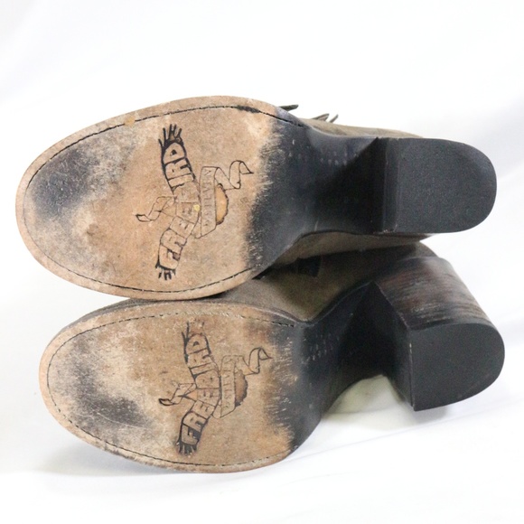 FREEBIRD FB-Banjo Distressed Ankle Heel Boots Sz 9 US Women - Picture 8 of 8